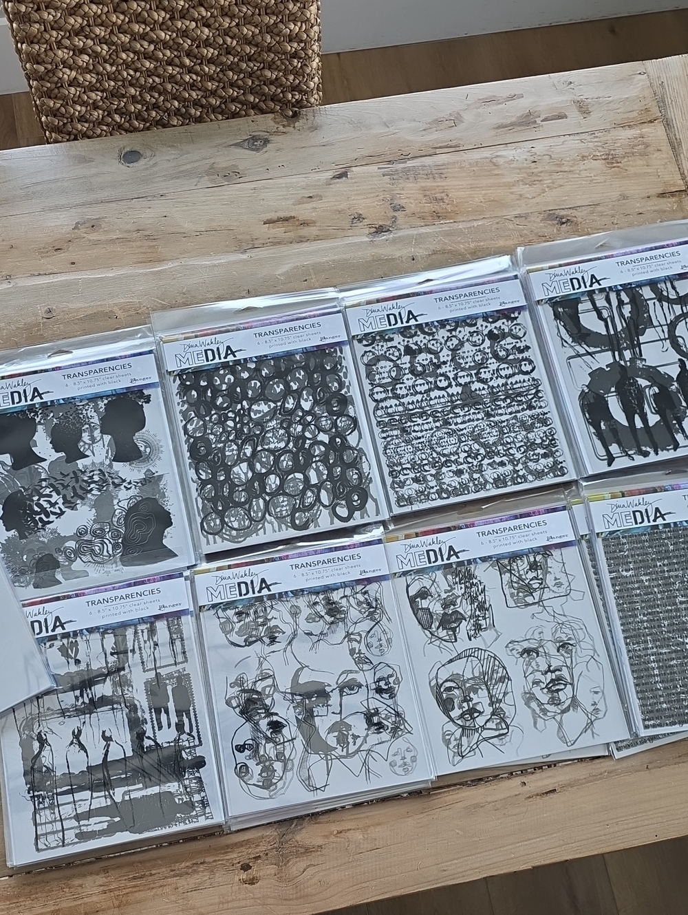 New Dina Wakley Media Transparencies